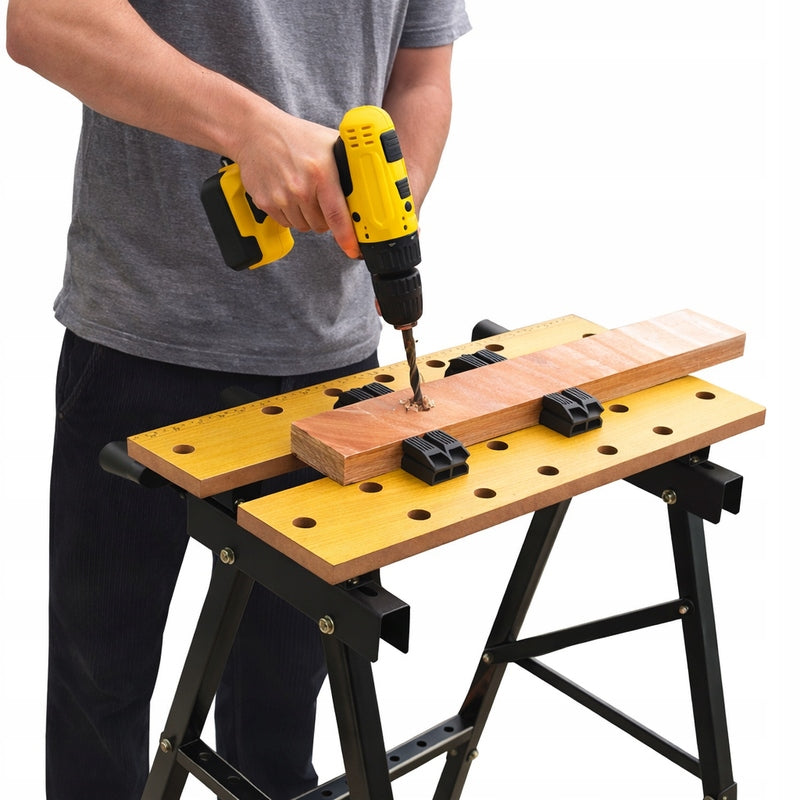 ASSEMBLY WORKSHOP TOOL TABLE FOLDING ADJUSTABLE Product weight with unit packaging 5.8 kg