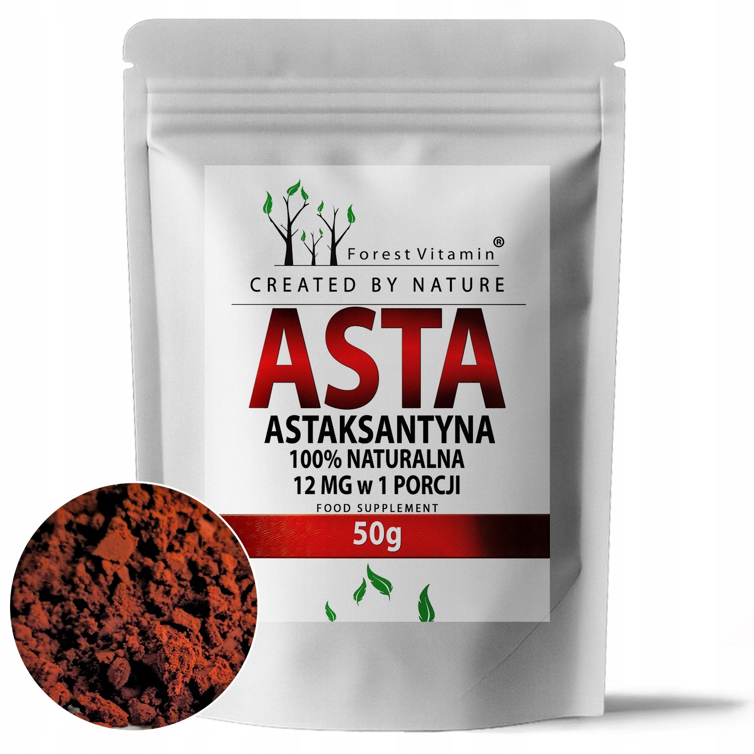 ASTAXANTHIN 50g 12mg 83 SERVINGS STRONG ANTIOXIDANT PREMIUM NATURAL STRONG