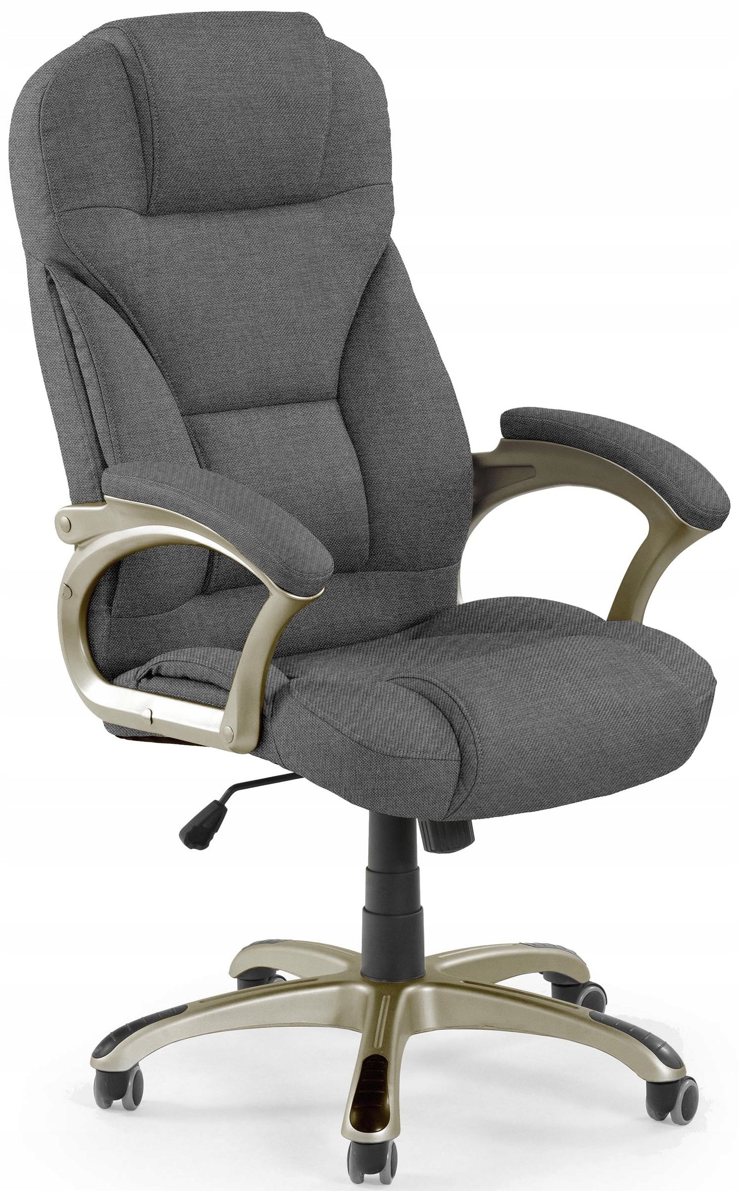 ASTON Swivel Chair Grey Office Fabric Adjustable Cabinet Classic