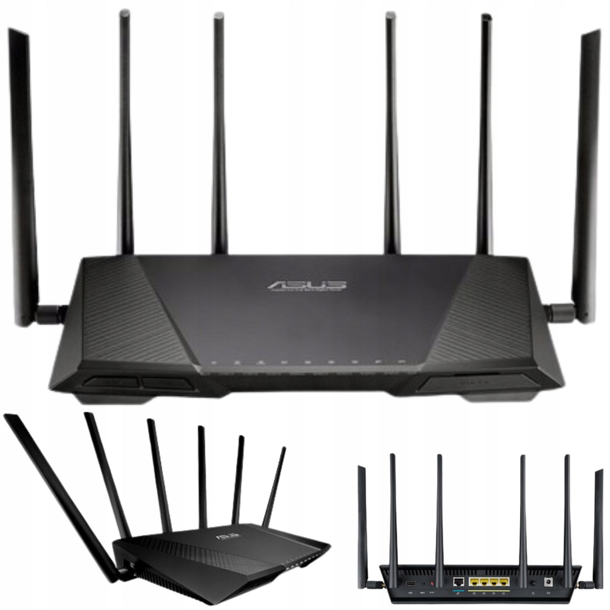 ASUS RT-AC3200 802.11ac Router (Wi-Fi 5) Tri-Band Efficient Three-Band