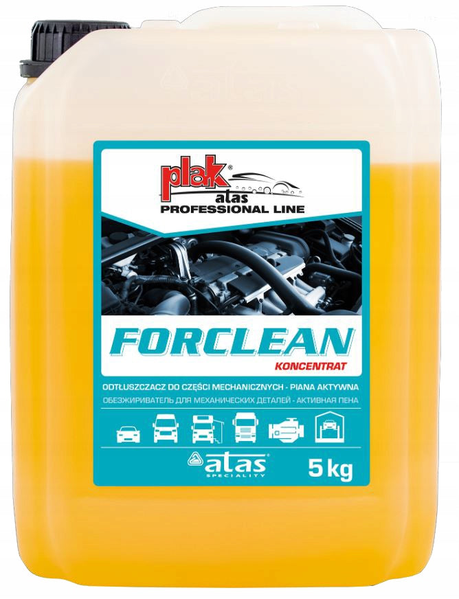 ATAS - FORCLEAN - CONCENTRATE FOR DEGREASING PARTS AND ENGINE - 5KG
