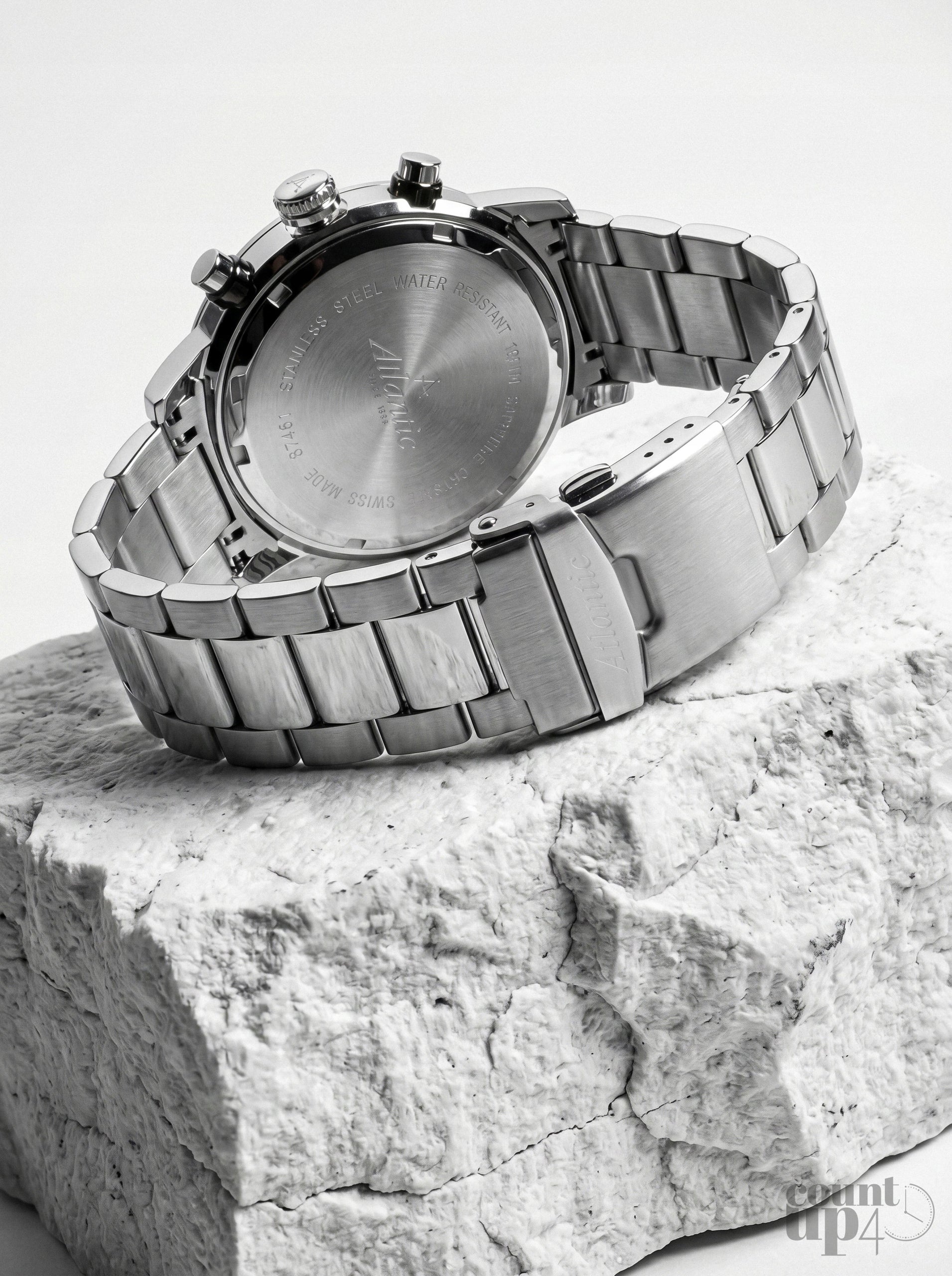 ATLANTIC SEASPORT ND CHRONOGRAPH 87466.42.21 46mm WR100 ETA G10.212 Brand Atlantic