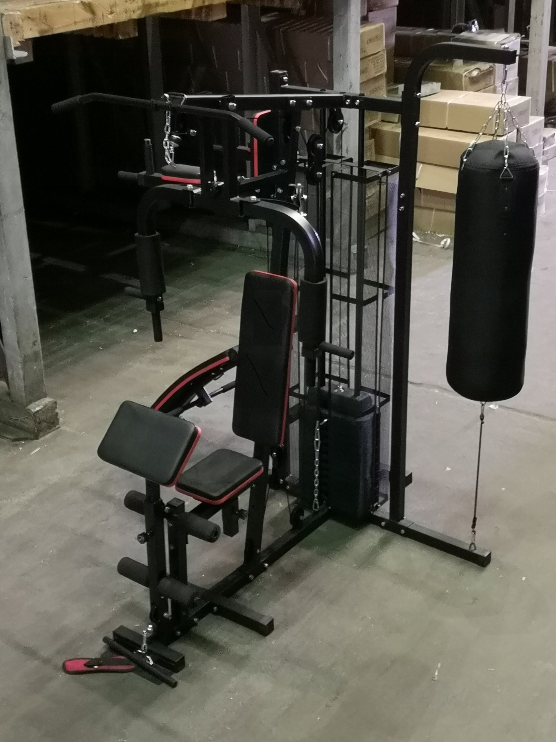 ATLAS GYM 4 STATIONS 65KG x2 BOX BAG 48 Model AS48