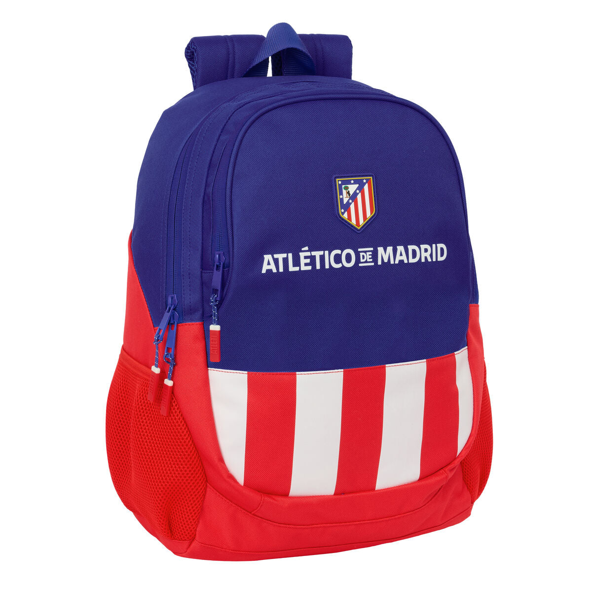 ATLETICO MADRID BACKPACK FOR SCHOOL LARGE ORIGINAL ROOMY RED WHITE