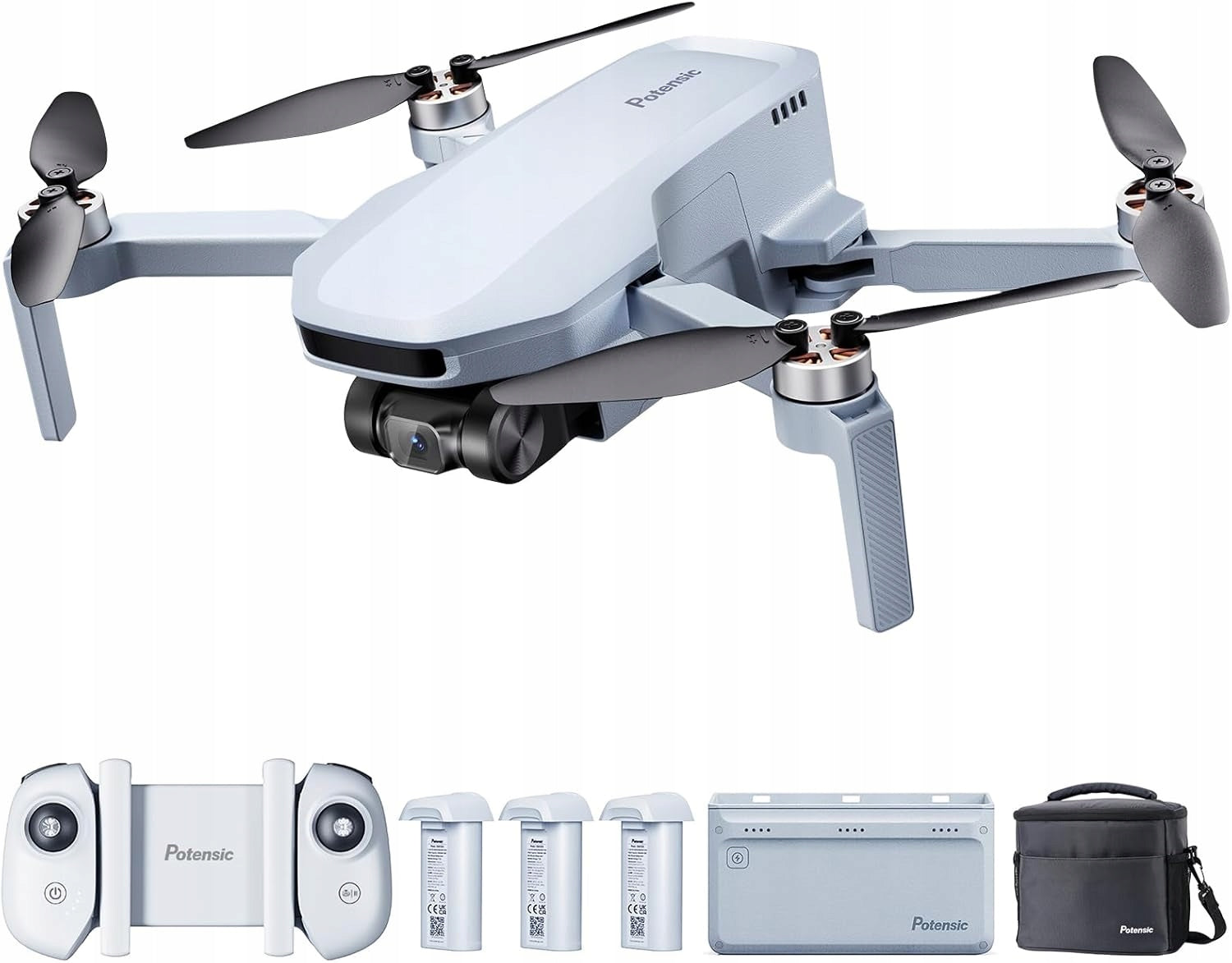 ATOM SE Fly More Combo drone with 4K camera GPS 3 batteries 93 minutes of flight