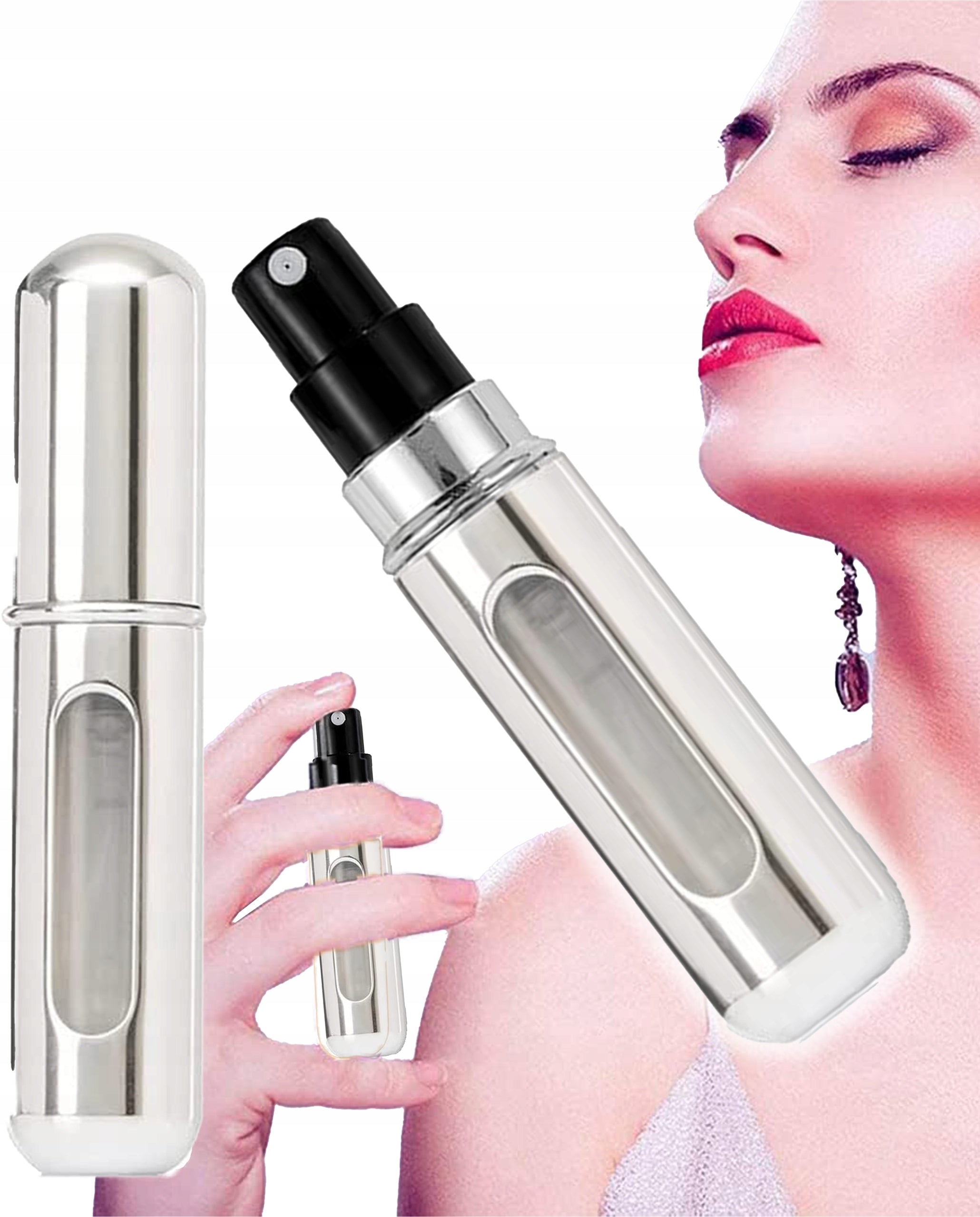 ATOMIZER FOR PERFUME Vial Perfume Bottle ATOMIZER TRAVEL PORTABLE Packaging status original