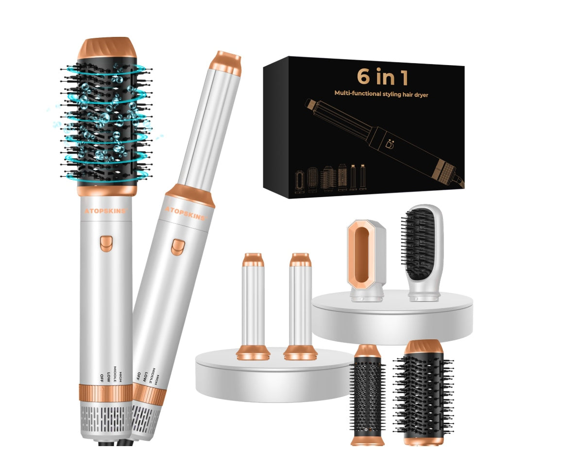 ATOPSKINS WT-632 6-in-1 HAIR STYLING KIT