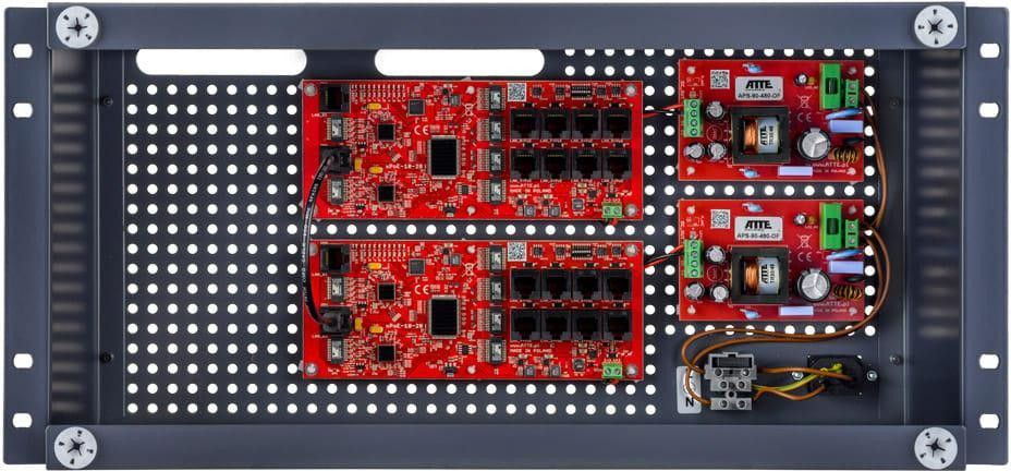 ATTE IP 16 20 R5U0 PoE Switch Kit for 16 IP RACK 192W Cameras