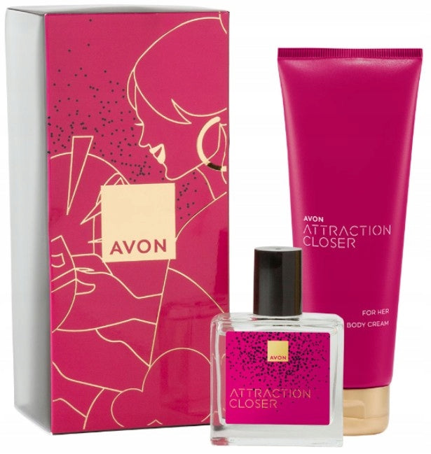 ATTRACTION CLOSER Avon for Her Set of 2