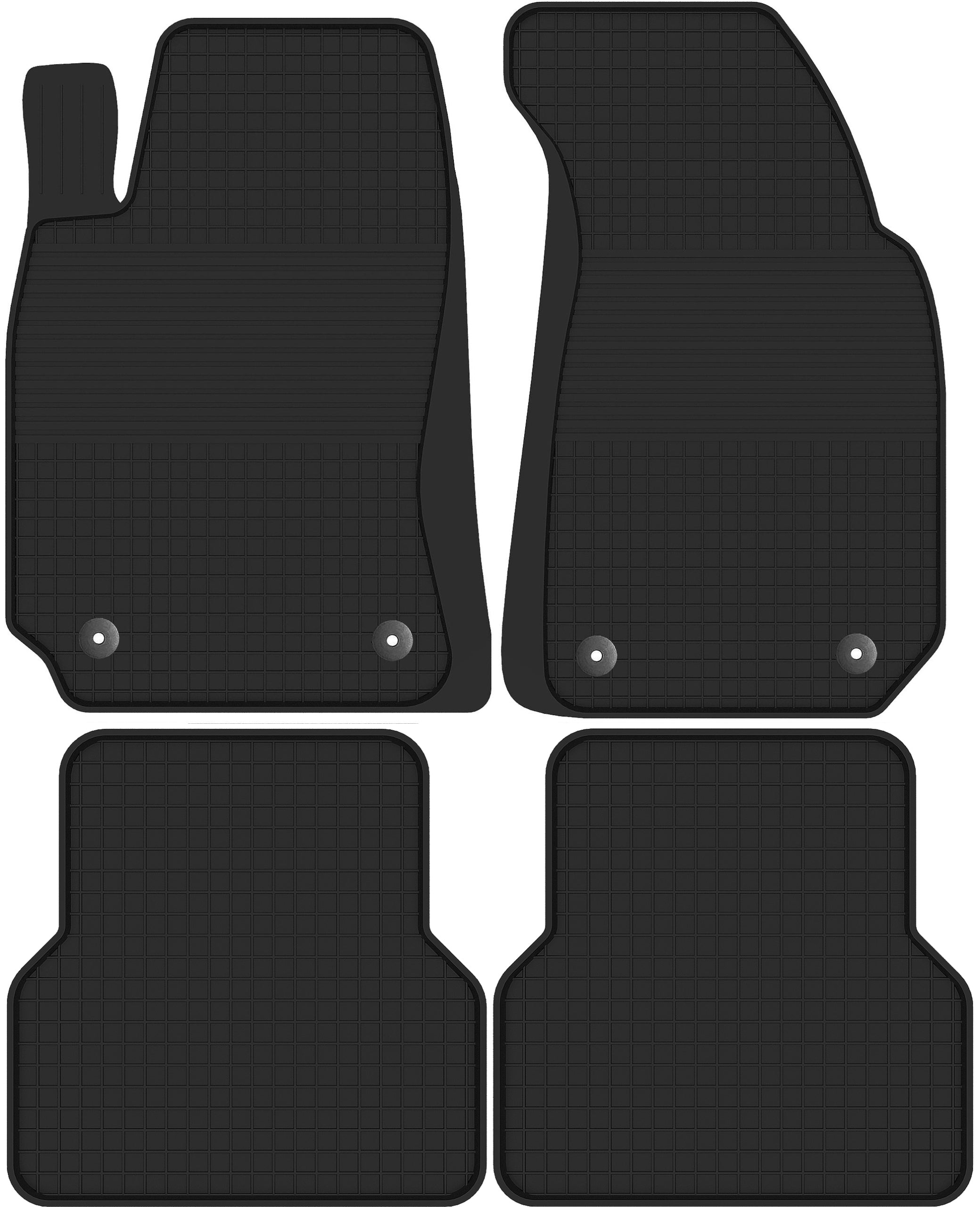 AUDI A4 B5 B6 B7 B8 B9 A6 C5 C6 C7 C8 Rubber Rugs TROUGH 2cm + STOPWATCHES
