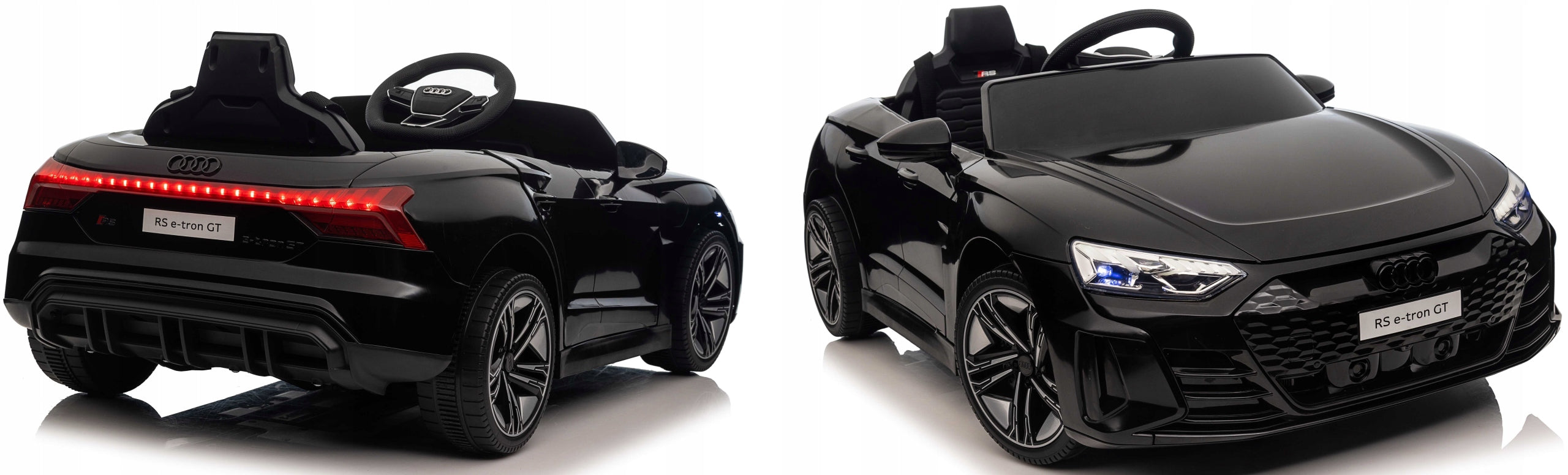 AUDI E-TRON GT RS for battery LEATHER PILOT AUTO 4x4 SOFT EVA WHEELS Color white black red