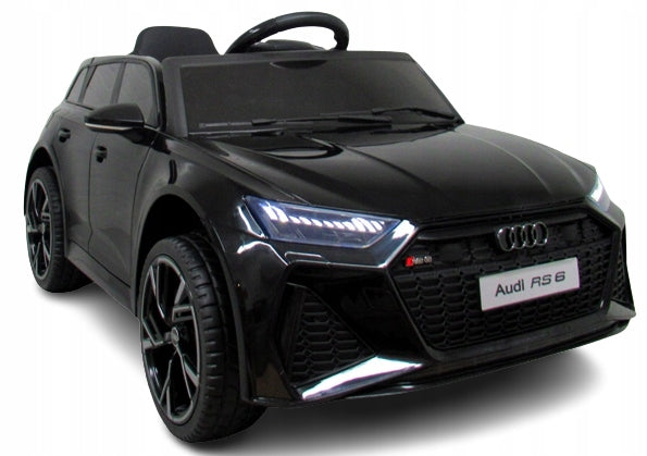 AUDI RS6 GT bb Auto for EVA battery LEATHER Remote control Lithium-ion battery Color black