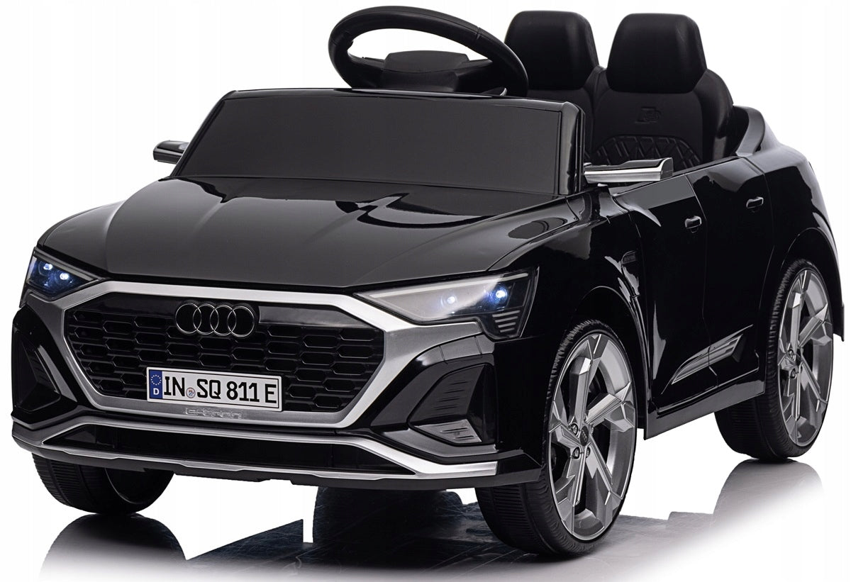 AUDI SQ8 4x4, EVA, LEATHER Auto battery 12v 7ah, 2.4G LED remote control Batteries included yes