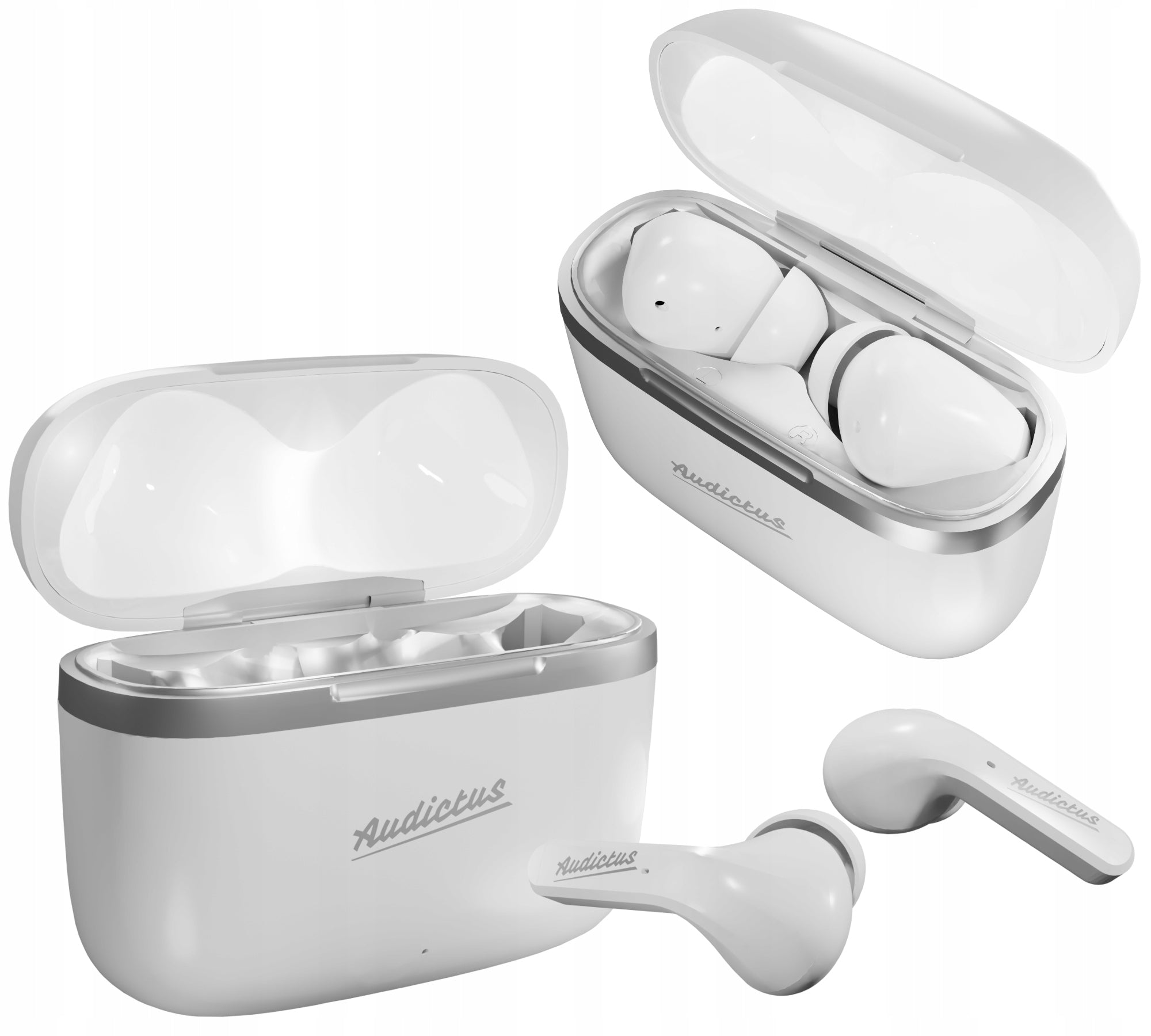 AUDICTUS Dopamine ANC Bluetooth In-Ear TWS Headphones White