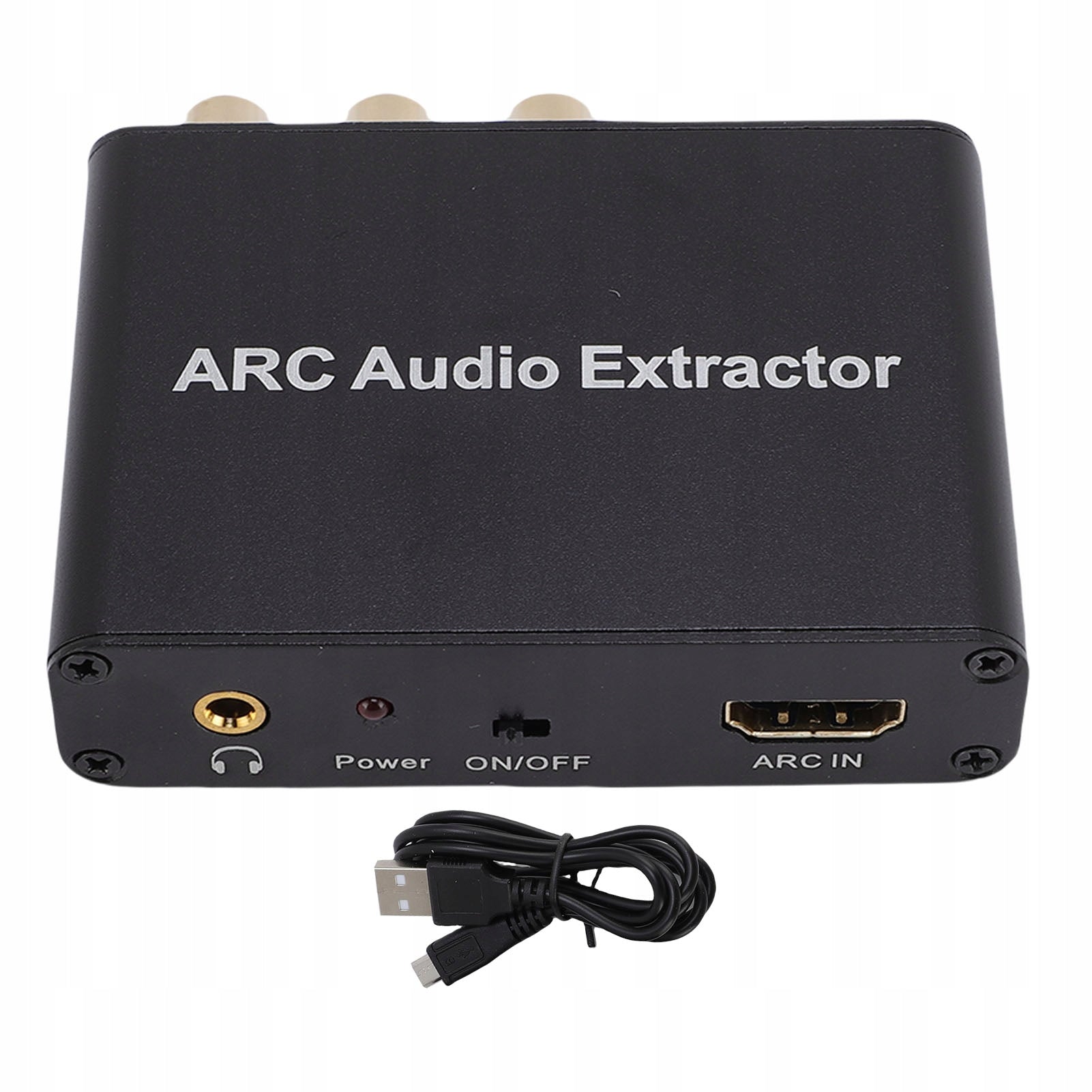 AUDIO ADAPTER ARC HDMI 192KHZ AUTOMATIC SIGNAL MUTE FUNCTION Packaging status original