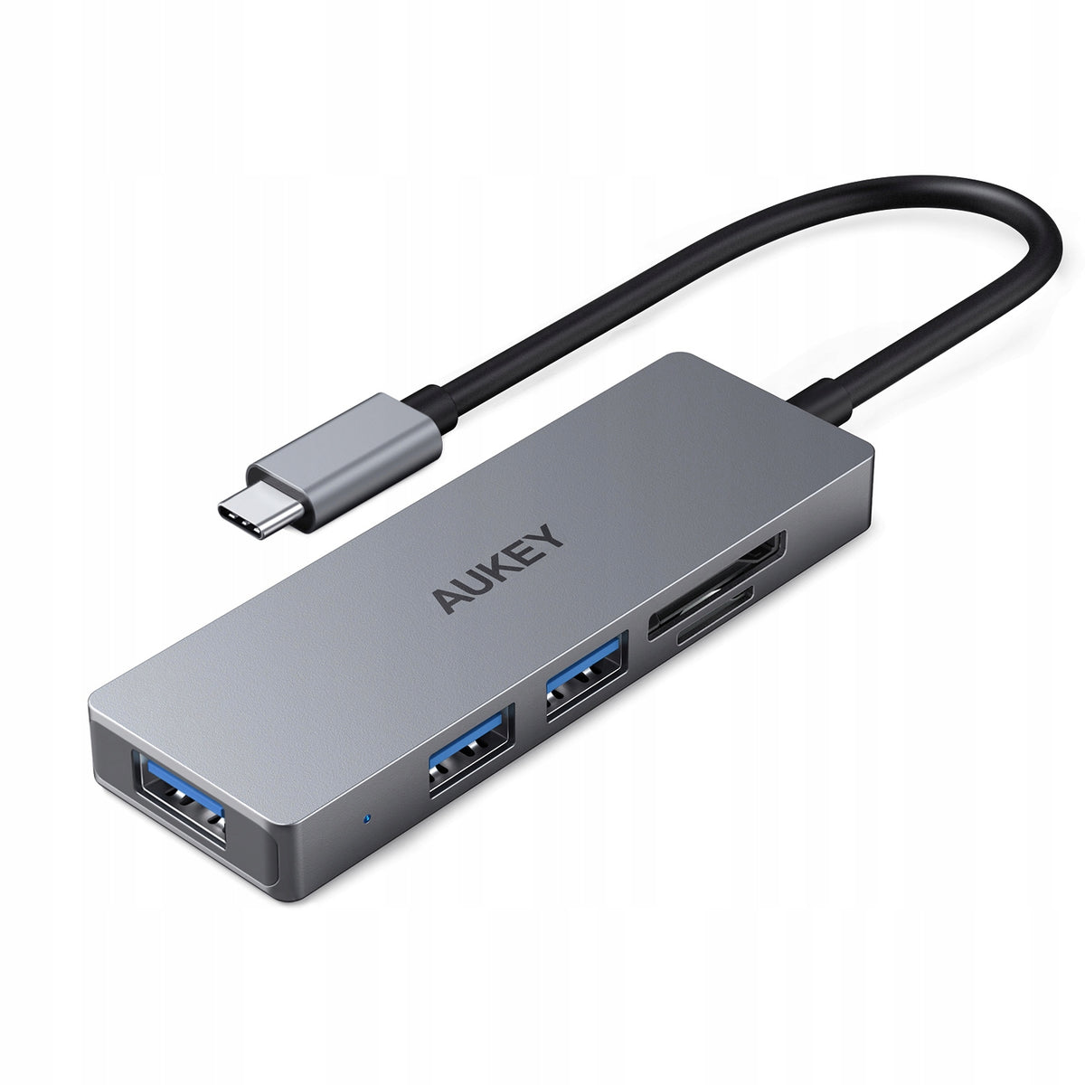 AUKEY CB-C63 HUB USB-C 3xUSB 3.1 MicroSD SD ALUMINIUM