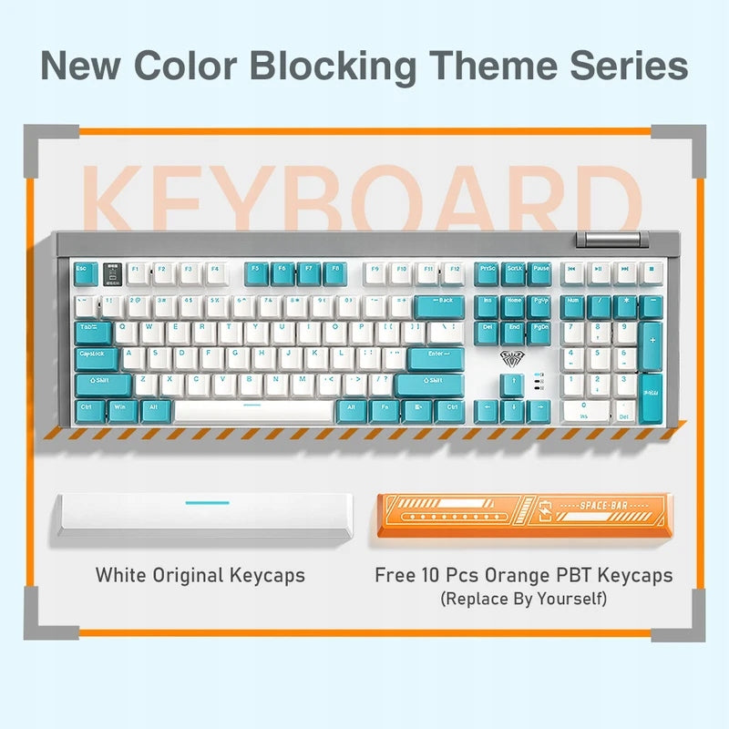 AULA F3050 108-key mechanical keyboard with two operating modes Packaging status original