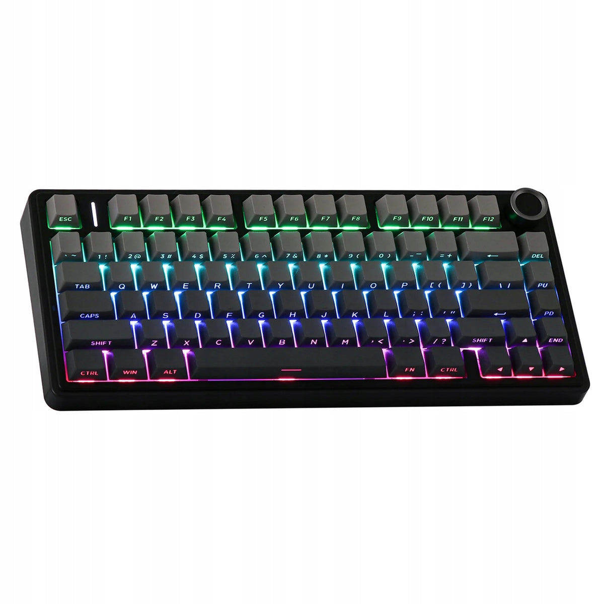 AULA F75 WIRELESS GAMING KEYBOARD BACKLIT GREY SIDE-ENGRAVED
