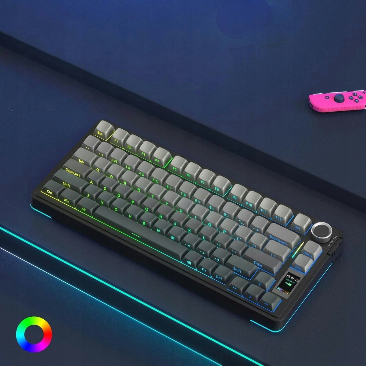 AULA S75 PRO STAR VECTOR WIRELESS GAMING KEYBOARD, BLACK GRAY Manufacturer code AU-S75P-2