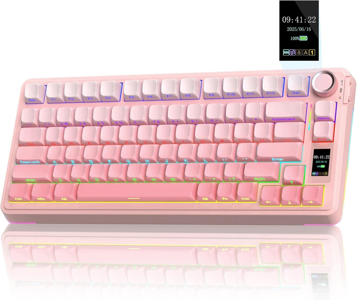 AULA S75 Pro Wireless Mechanical Keyboard Gradient Star Vector