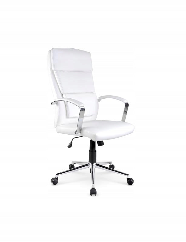 AURELIUS Halmar swivel chair – ergonomic, TILT, eco leather, white