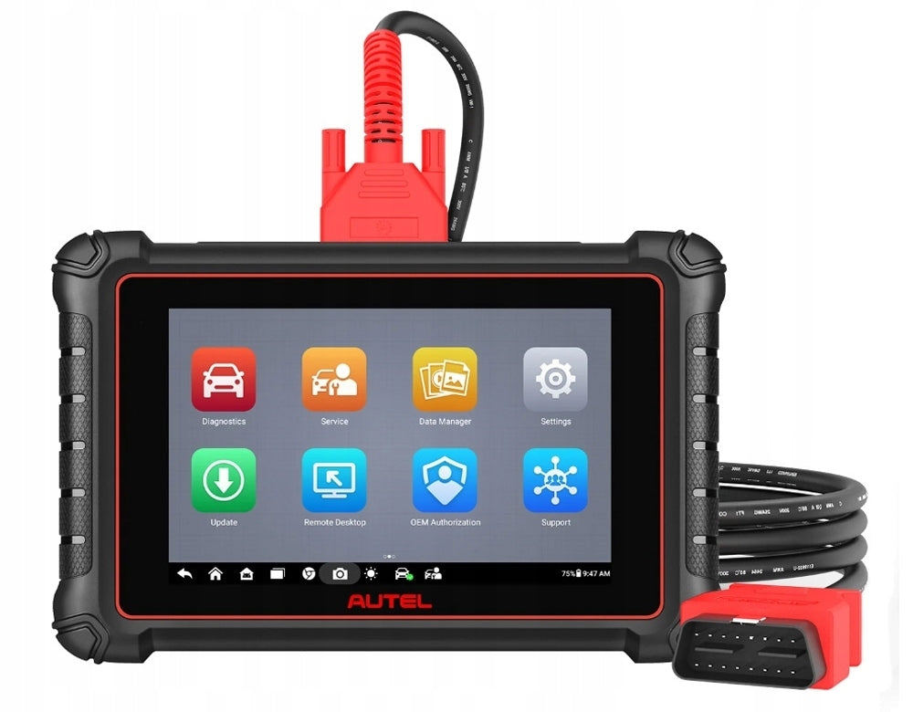AUTEL MaxiCOM MK900 INTERFACE TESTER OBD2 DIAGNOSTIC SCANNER UNIVERSAL Manufacturer code MK900 Komputer OBD 2 Polski Tablet MX900