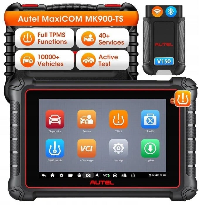 AUTEL MaxiCOM MK900TS TPMS SENSOR PROGRAMMER OBD2 DIAGNOSTIC SCANNER Brand Autel