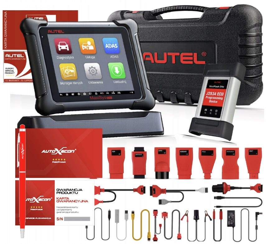 AUTEL MaxiSYS ELITE flash J2534 2 YEARS UPDATE Polish DEALER AUTEL Manufacturer code MaxiSYS ELITE
