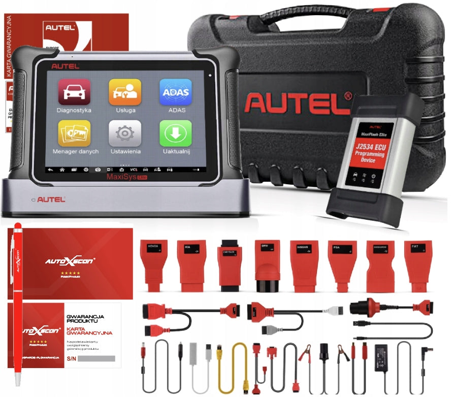AUTEL MaxiSYS ELITE flash J2534 2 YEARS UPDATE Polish DEALER AUTEL