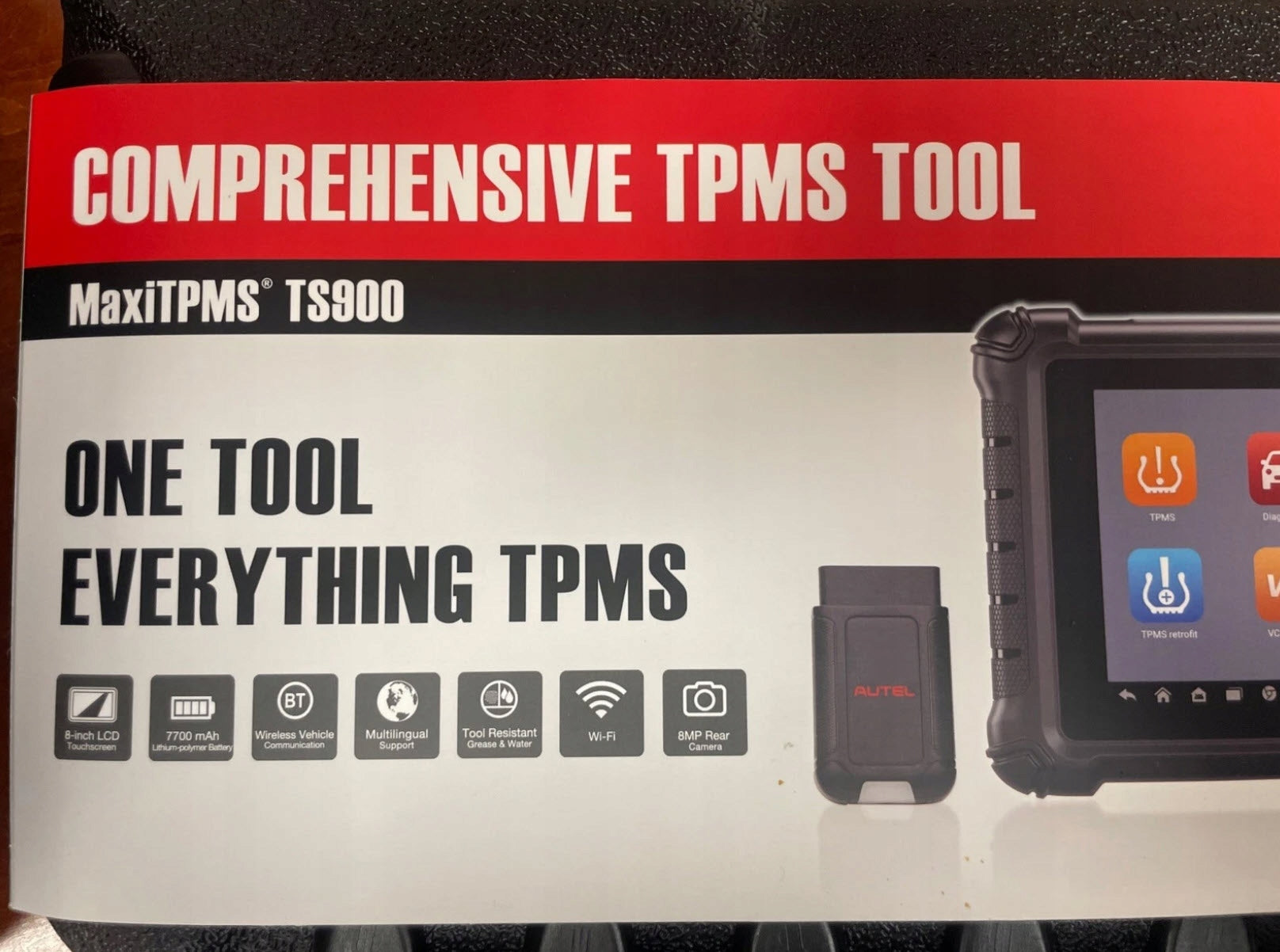 AUTEL TPMS OBD2 TS900 | Menu: English | 2 years update Brand Autel