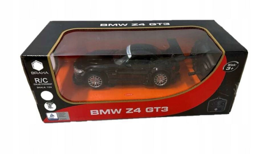 Lean Toys BMW Z4 GT3 RC Sportwagen, 1:18, Schwarz 