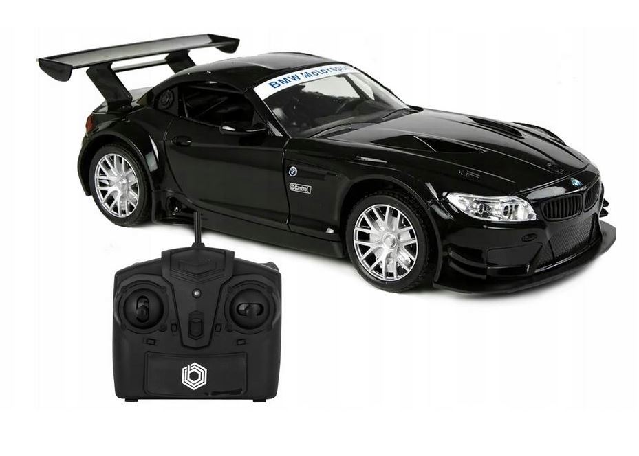 Lean Toys BMW Z4 GT3 RC Sportwagen, 1:18, Schwarz 