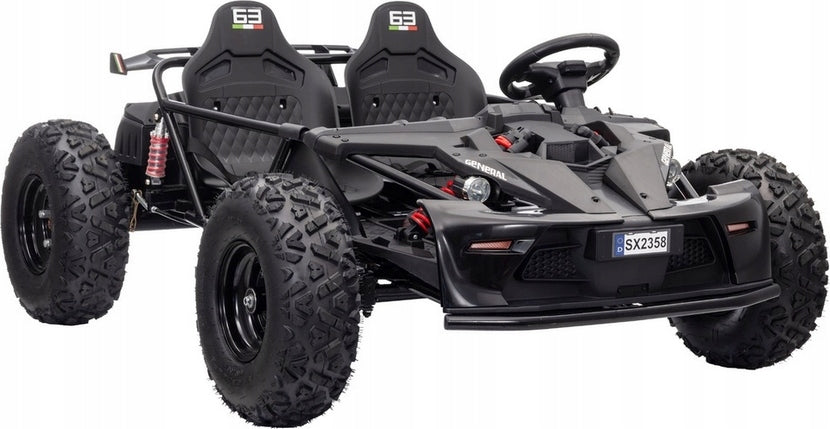 AUTO BUGGY GENERAL XXL 2 SEATER PUMPED WHEELS MOTOR 800W TO 150KG Manufacturer code L-020014