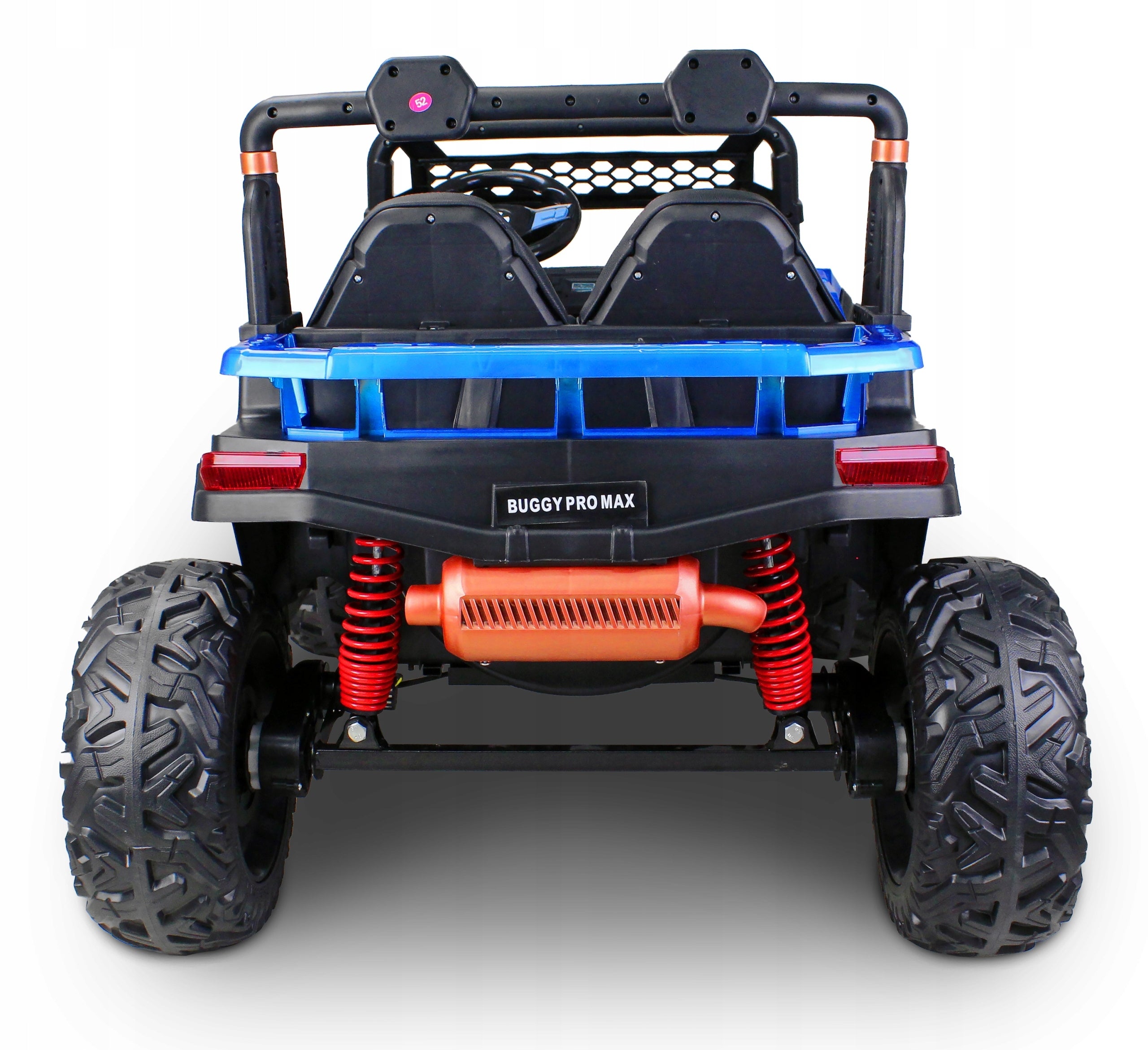 AUTO BUGGY PRO MAX BLUE FOR BATTERY, 2-SEATER, POWERFUL, SAFE Color blue