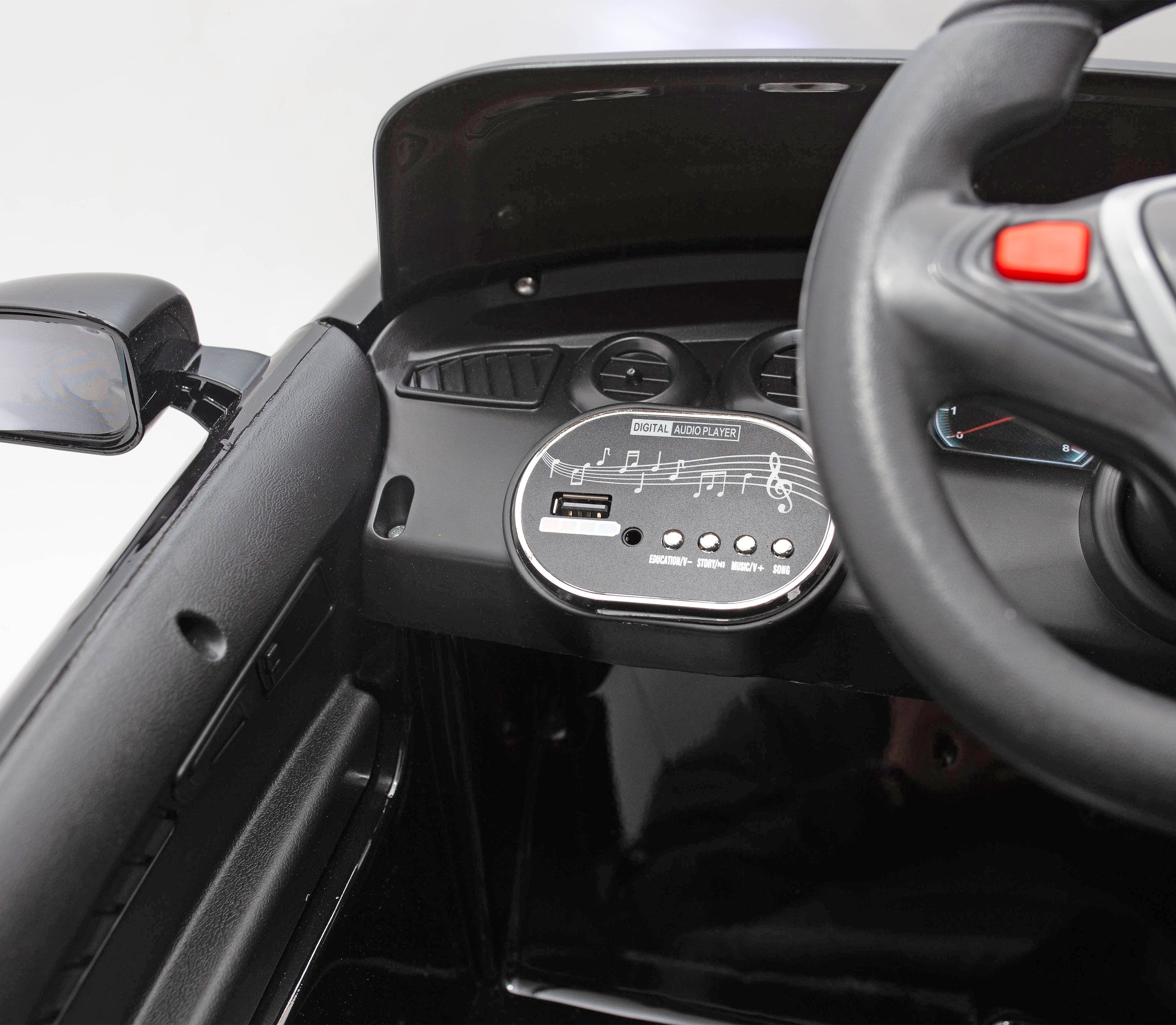 AUTO CONVERTIBLE M4 FOR BATTERY LEATHER LACQUER GLOSS LED PILOT SHOCK ABSORBERS Color gray