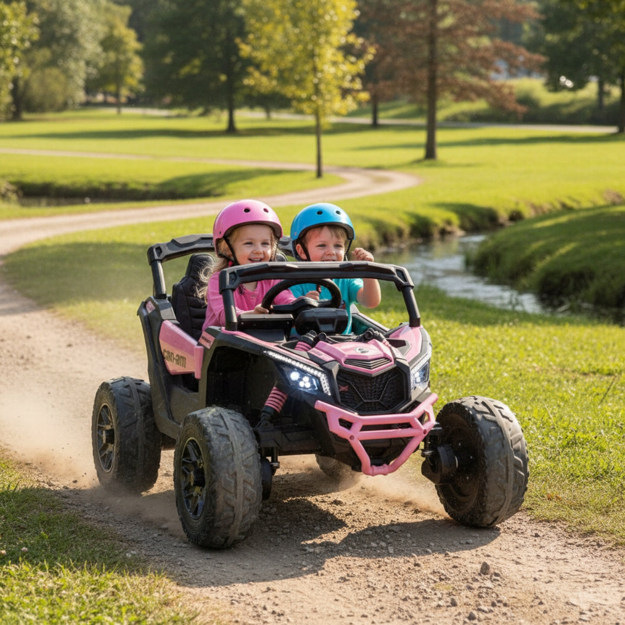 AUTO FOR BATTERY BUGGY MAVERICK FOR CHILDREN 4x4 LED with sounds PINK Brand no brand