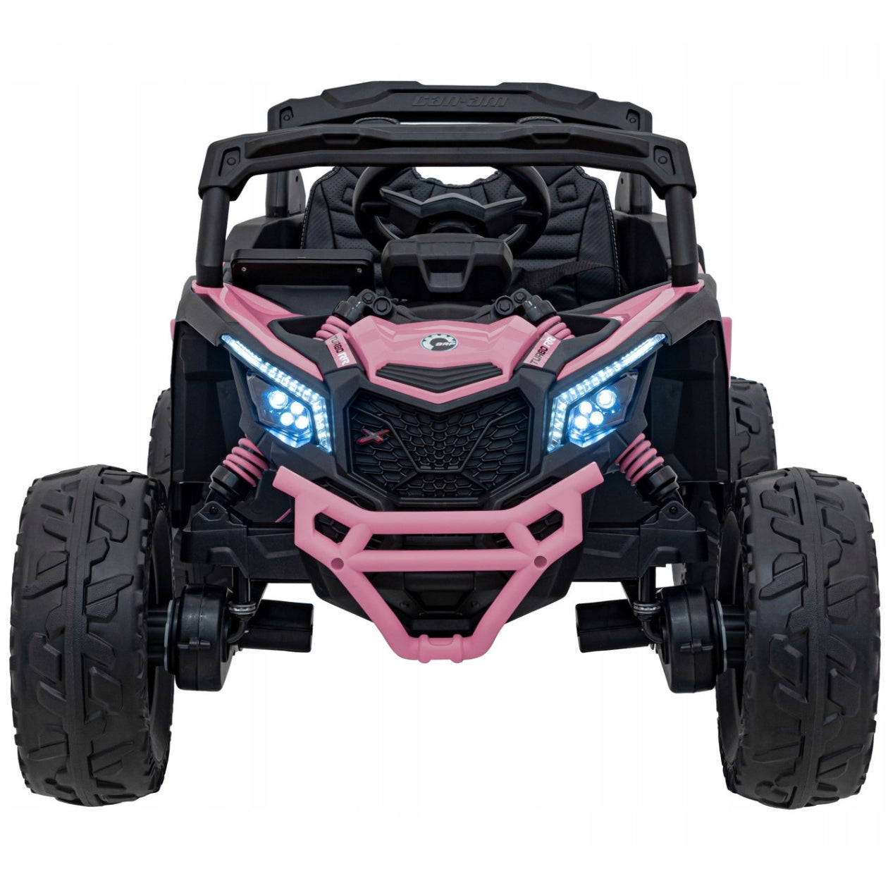 AUTO FOR BATTERY BUGGY MAVERICK FOR CHILDREN 4x4 LED with sounds PINK Vehicle length 110 cm