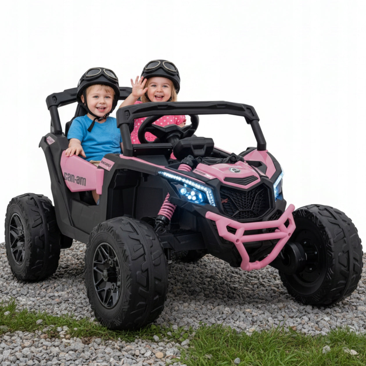 AUTO FOR BATTERY BUGGY MAVERICK FOR CHILDREN 4x4 LED with sounds PINK