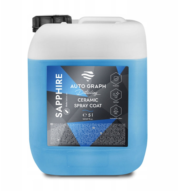 AUTO GRAPH _ SAPPHIRE CERAMIC SPRAY COAT QD WITH SIO2 LACQUER GLOSS CAR 5L