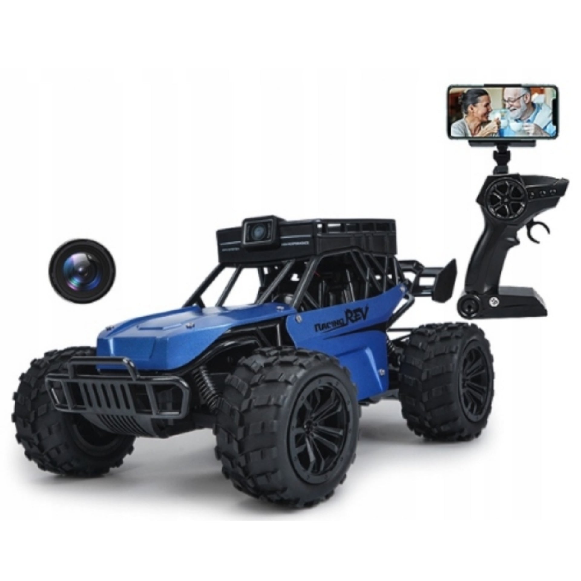 AUTO OFF-ROAD CAR REMOTE CONTROLLED FPV TOY REMOTE CONTROL WIFI CAMERA Packaging status original