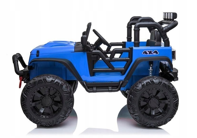 Einzelnes Elektroauto für Kinder JEEP JC666, blau lackiert 