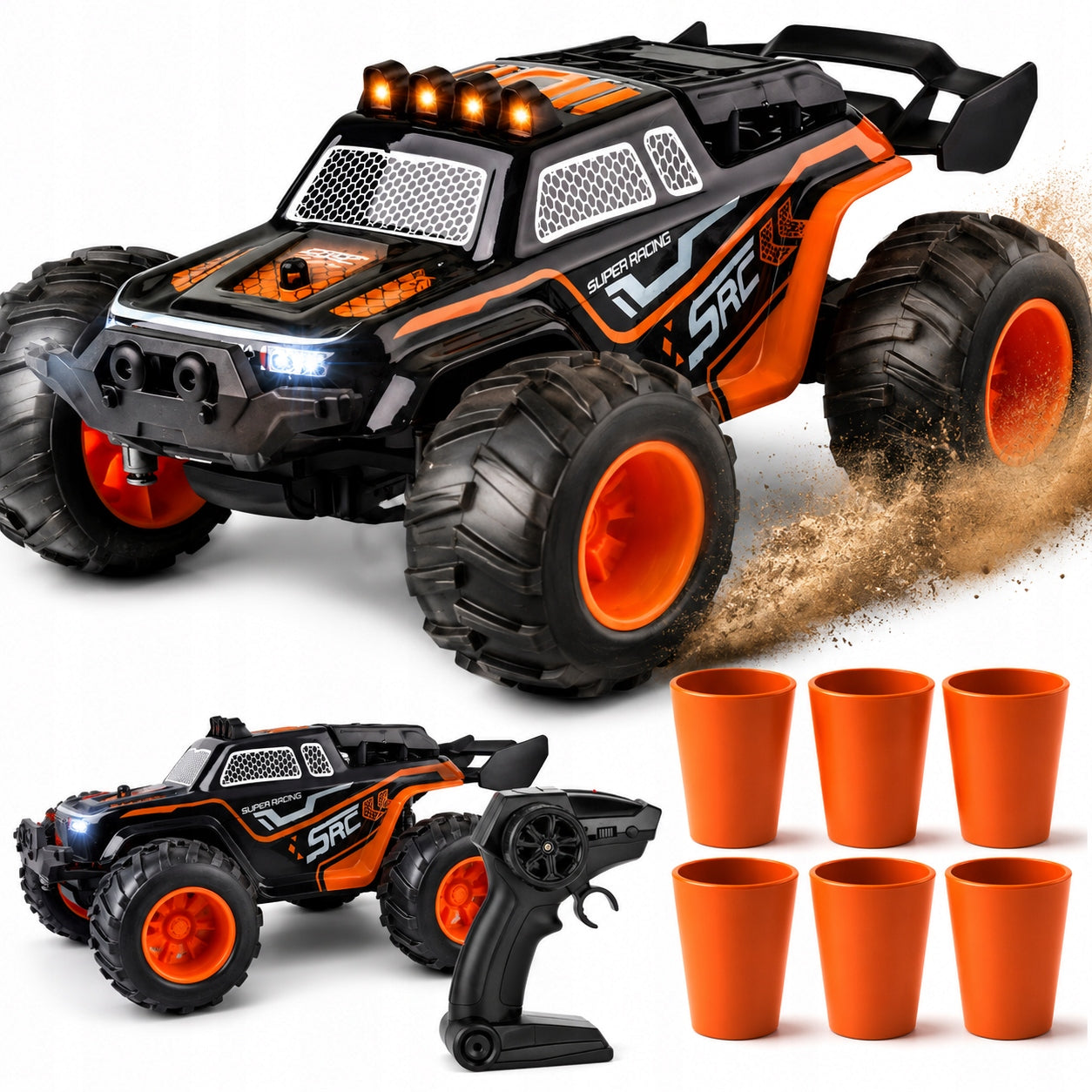 AUTO REMOTE CONTROLLED RC FOR BATTERY REMOTE CONTROL DRIFT CONES OFF-ROAD ROTATION