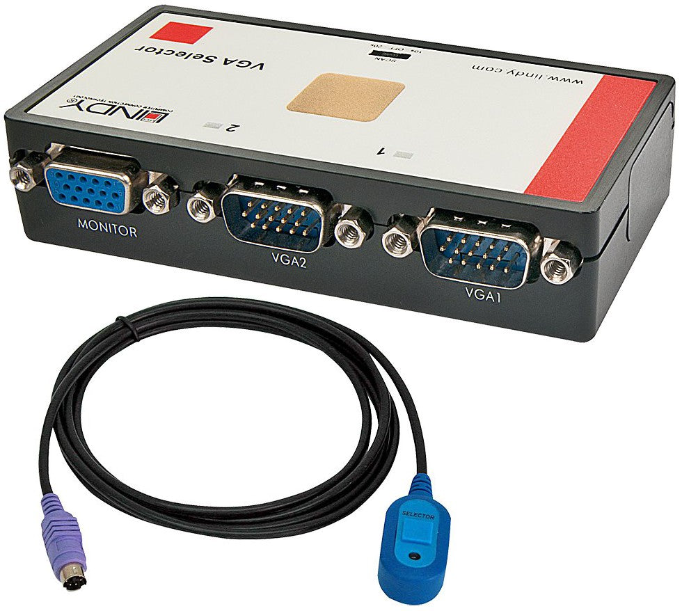 AUTO SWITCH VGA DSUB 2PORT LINDY