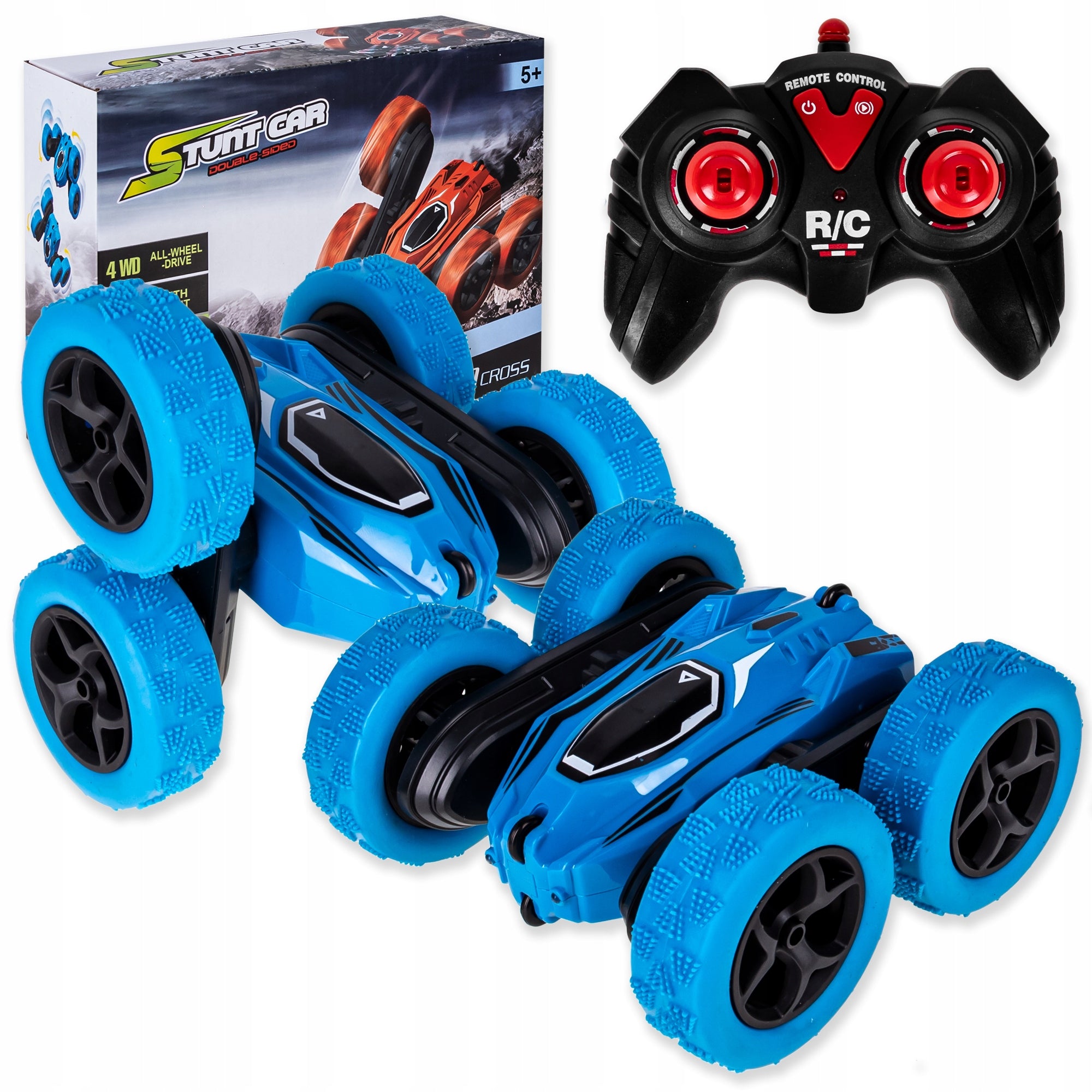 AUTO TWISTER REMOTE CONTROLLED CAR FOR CHILDREN + REMOTE CONTROL 2.4 ACROBAT LED EAN (GTIN) 5903772583663