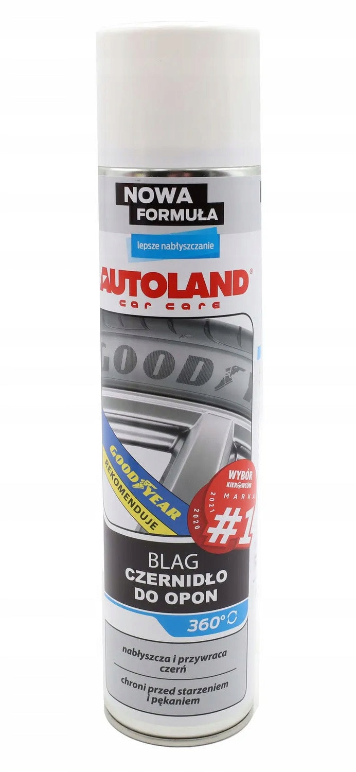 AUTOLAND Blag Dressing tire black rinse aid for tire protection Spray 600ml