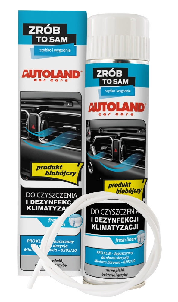 AUTOLAND Fresh Spray for air conditioning disinfection biocidal preparation 400ml