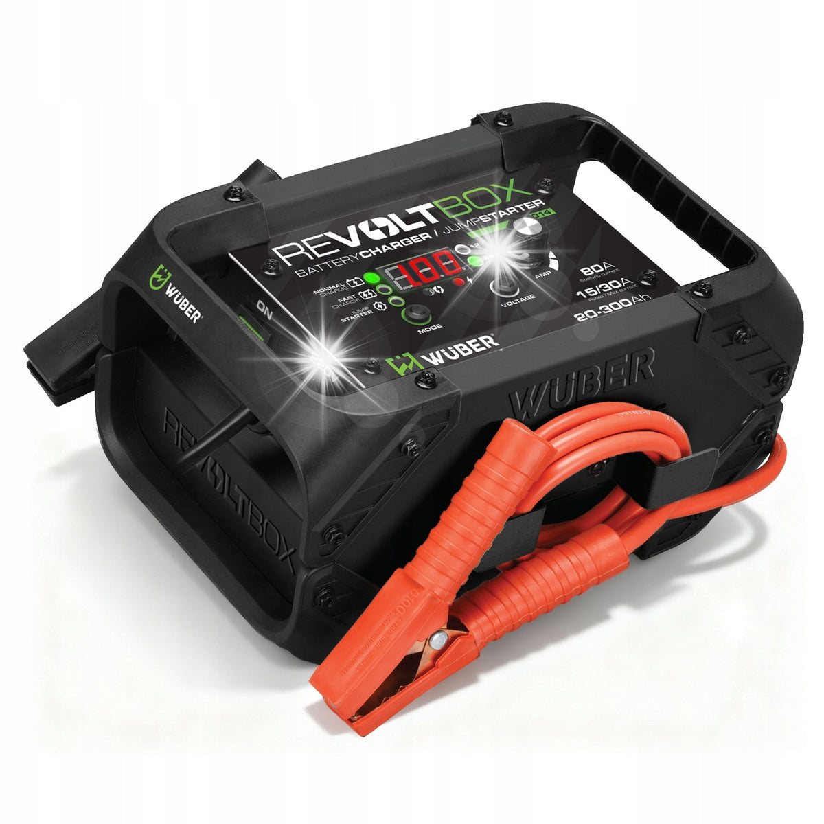 AUTOMATIC CAR BATTERY RECTIFIER WITH START-UP 80A BOOSTER