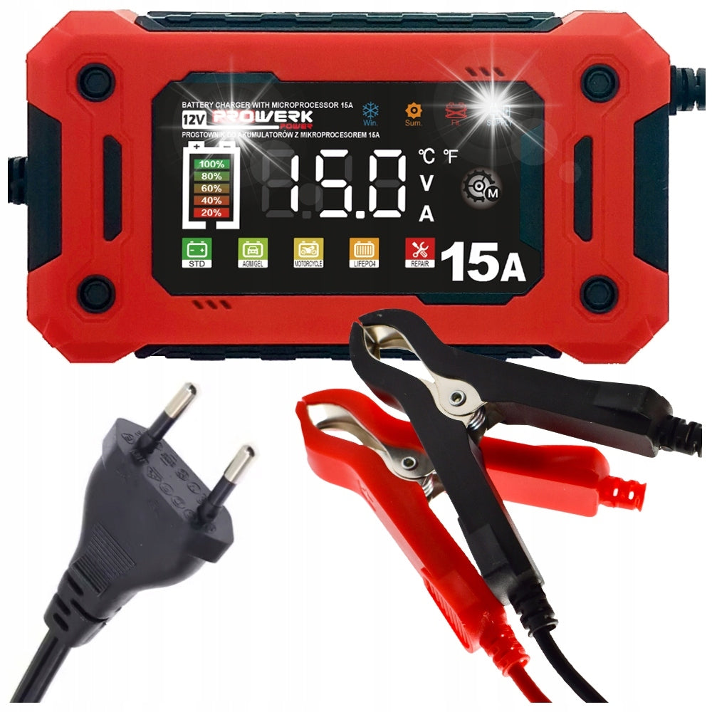AUTOMATIC CAR Rectifier WITH 12V 15A BATTERY REPAIR FUNCTION