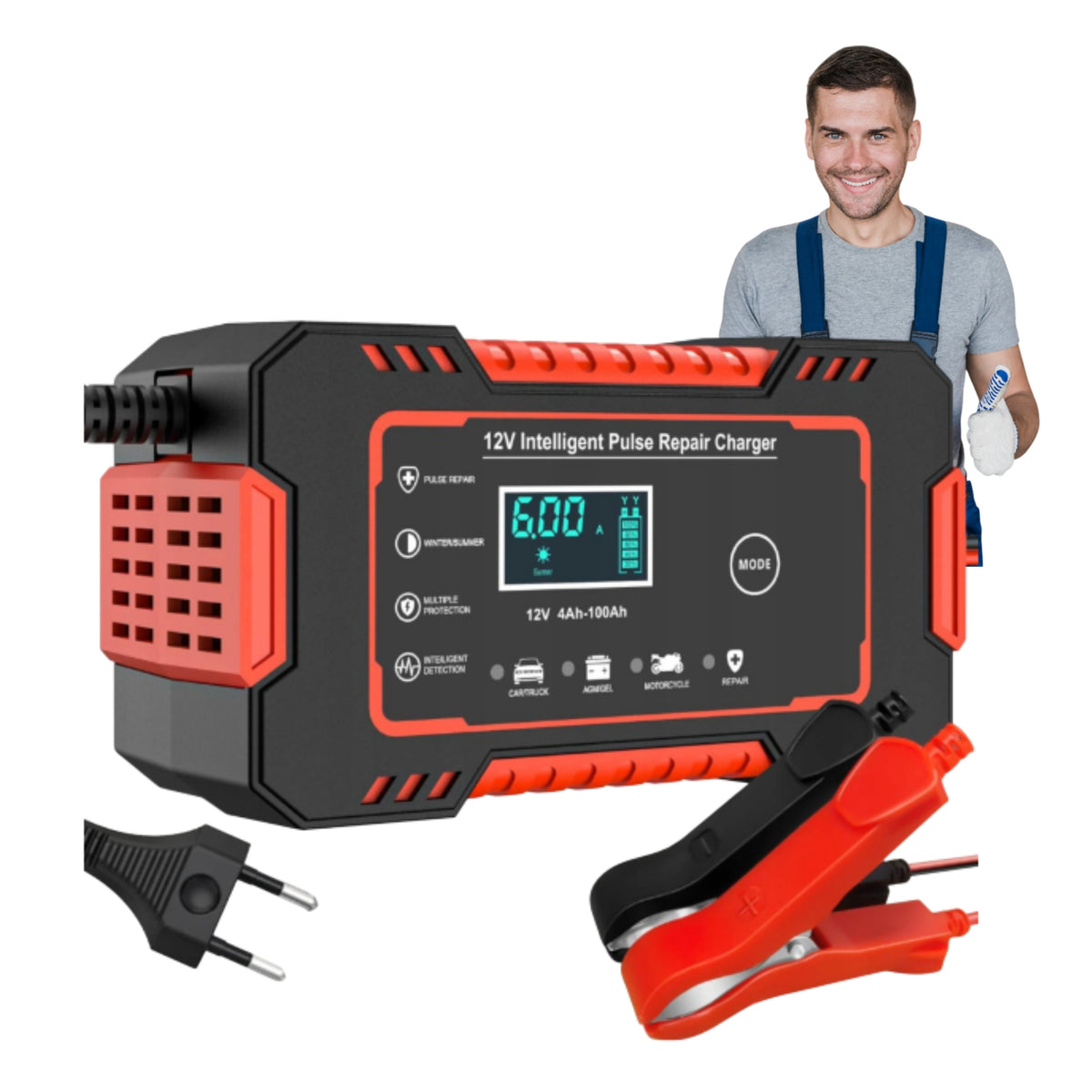 AUTOMATIC CAR Rectifier WITH 12V/6A BATTERY REPAIR FUNCTION