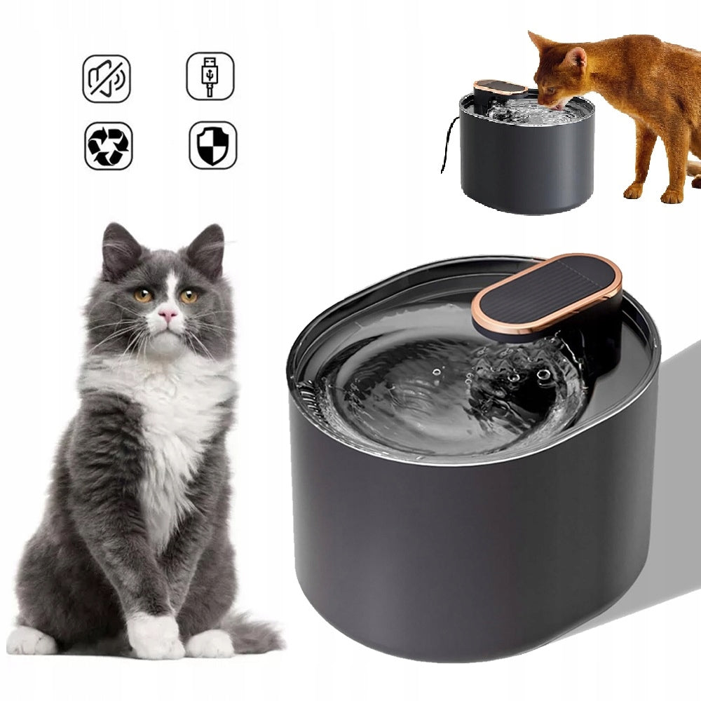 AUTOMATIC CAT DRINKER DOG ANIMAL WATER FOUNTAIN DRINKER BOWL 3L